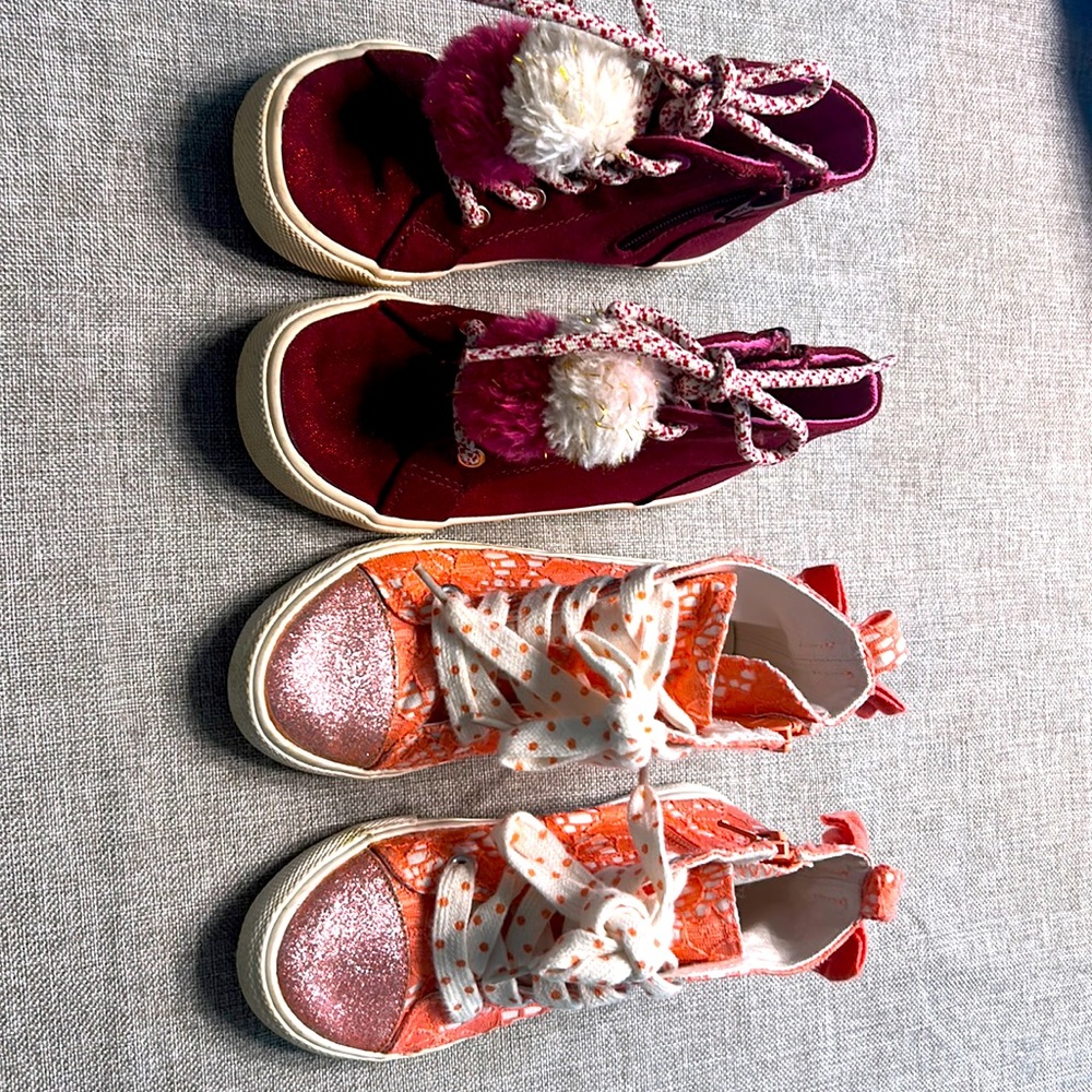 Cat and Jack Girls shoe bundle size 10!!